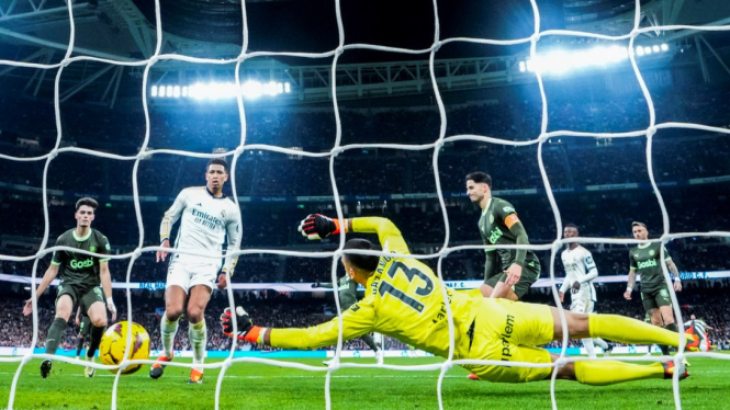 Pemain Real Madrid, Jude Bellingham jebol gawang Girona