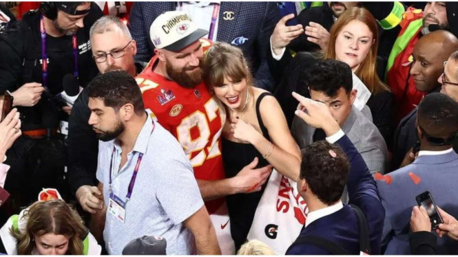 Taylor Swift dan Travis Kelce