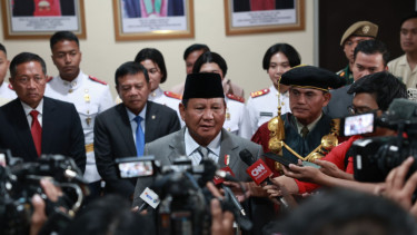 Menteri Pertahanan (Menhan) Prabowo Subianto