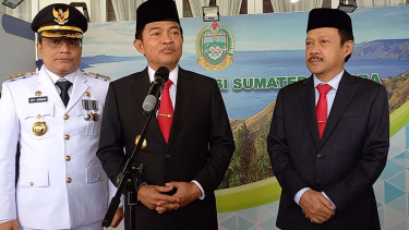 Pj Gubernur Sumut, Hassanudin.