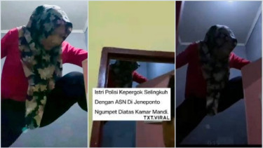 Istri Polisi di Jeneponto kepergok selingkuh