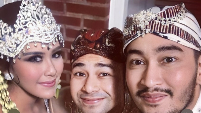 Syahnaz Sadiqah, Raffi Ahmad dan Jeje Govinda.