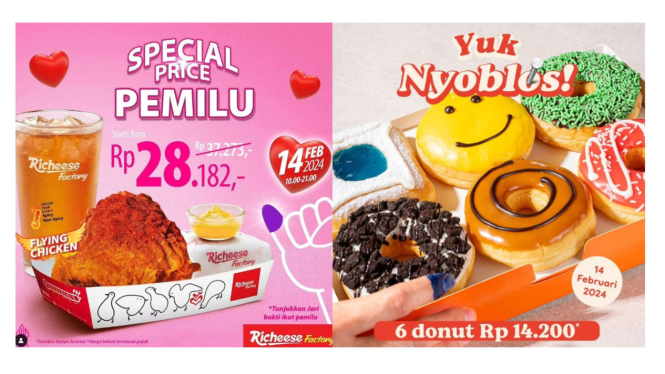 Promo Valentine dan Pemilu 2024