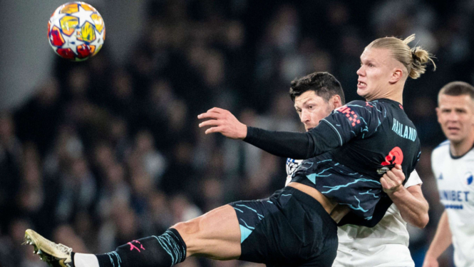 Erling Haaland: Duel Copenhagen vs Manchester City