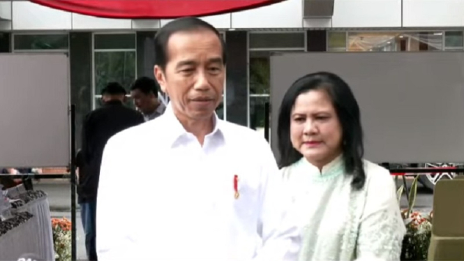 Presiden Jokowi beserta Ibu Iriana Jokowi