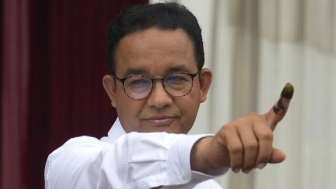 Anies Baswedan Nyoblos Pemilu 2024