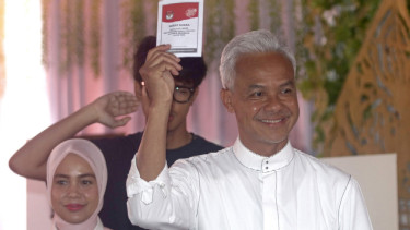 Ganjar Pranowo Nyoblos Pemilu 2024