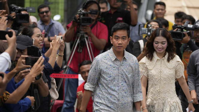 Gibran Rakabuming Raka Nyoblos Pemilu 2024
