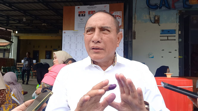 Eks Gubernur Sumut, Edy Rahmayadi.(B.S.Putra/VIVA)