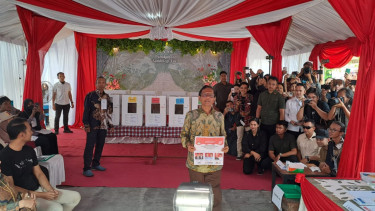 Mahfud Md di TPS 106