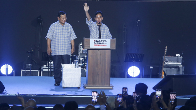 Pidato Prabowo-Gibran Mengawal Suara Rakyat