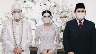 Atta Halilintar, Aurel Hermansyah, dan Prabowo Subianto