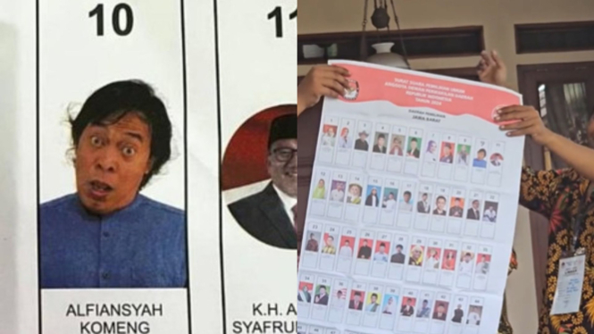 Warga Teriak 'Uhuy' Pas Nama Komeng Disebut saat Penghitungan Suara