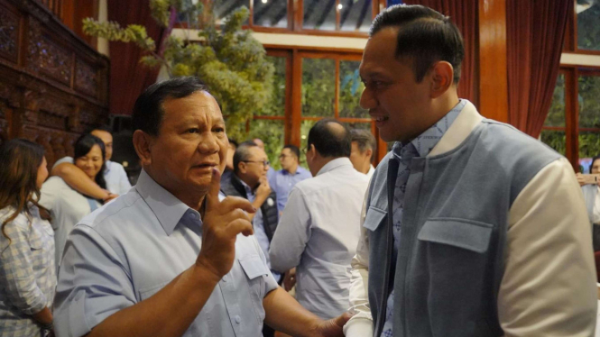 Prabowo Subianto dan AHY