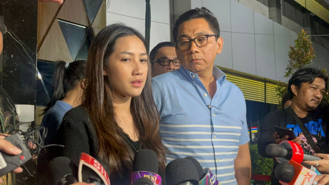 Tamara tyasmara usai jalani pemeriksaan psikologi