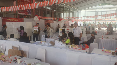 Penghitungan suara di Rutan Kelas 1 Depok