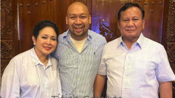 Titiek Soeharto dan Prabowo Subianto