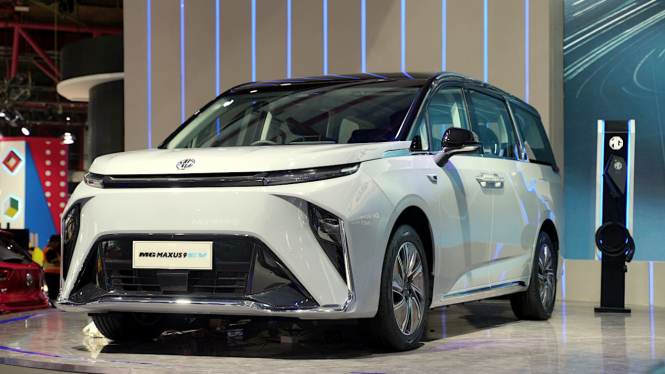 MG Maxus 9 di pameran IIMS 2024
