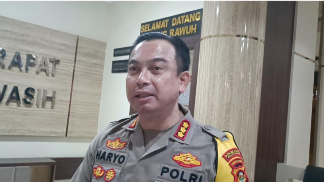 Kapolrestabes Palembang, Kombes Pol Harryo Sugihhartono. 