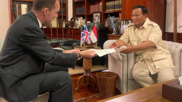 Dubes Inggris dan Prabowo (Doc: X)