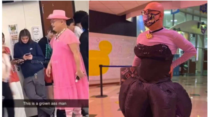 Viral Guru Asal Indonesia Pakai Baju Tak Biasa