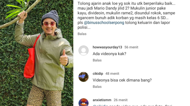 Respon Netizen Ketika Rumor Anak Vincent Rompies Terlibat Kasus Pembullyan