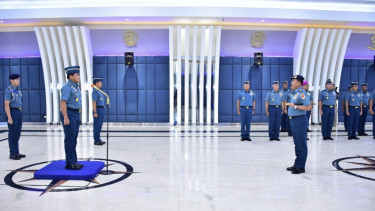 VIVA Militer: KSAL Laksamana TNI Muhammad Ali pimpin Korps Kenkat 11 Pati TNI AL