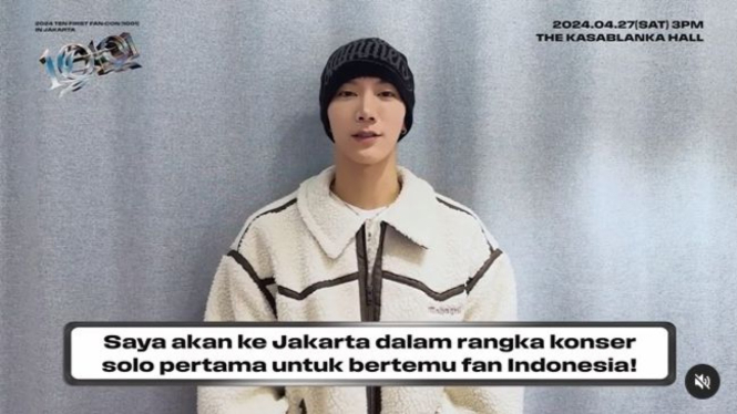 Ten NCT bakal gelar Fancon perdana di Jakarta pada April 2024