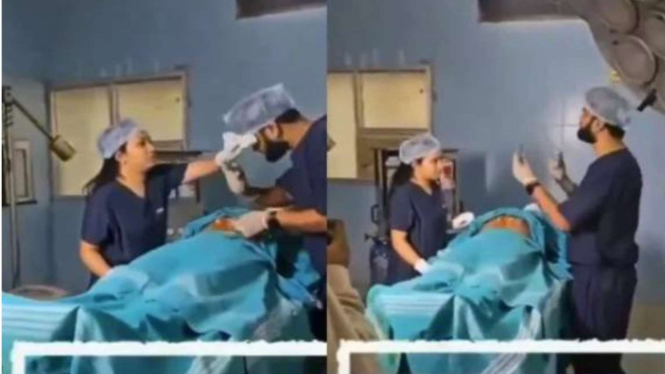 Dokter Lakukan Prewedding di Ruang Operasi