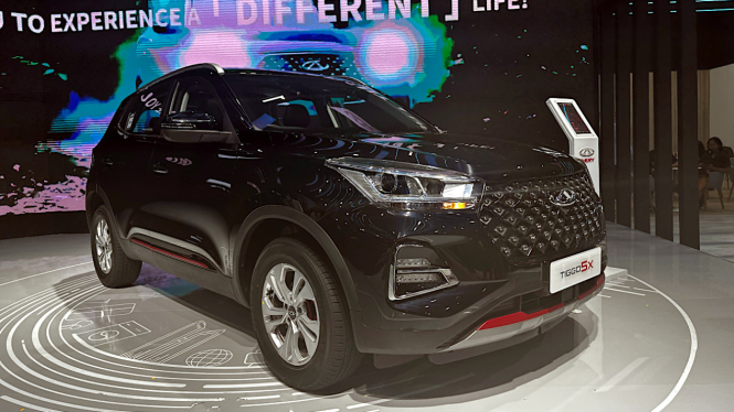 Chery Tiggo 5X di pameran IIMS 2024