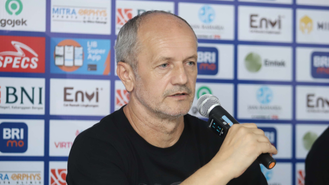Pelatih PSS Sleman, Risto Vidakovic.