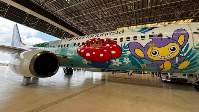  Desain livery tematik Pikachu Jet GA-1, Garuda Indonesia 