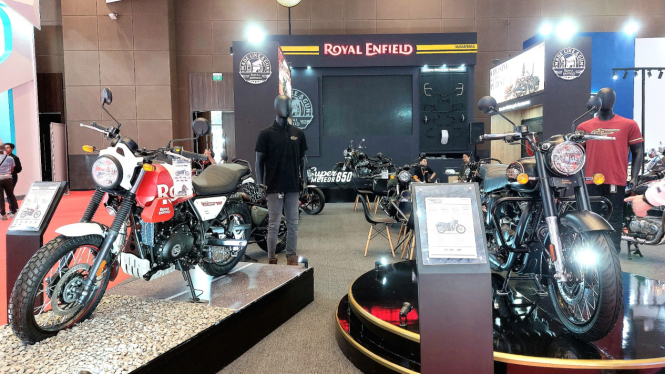 Booth Royal Enfield di IIMS 2024