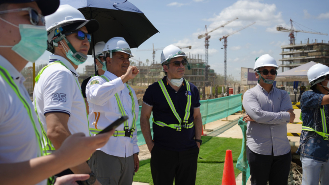 Delegasi Kazakhstan didampingi Dubes M. Fadjroel Rachman, mengunjungi IKN untuk kedua kalinya untuk menjajaki investasi. (Dok. OIKN)