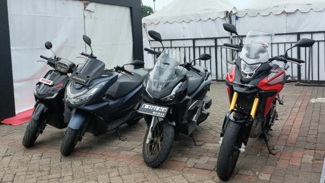 Unit Motor Test Ride Astra Honda Motor di IIMS 2024