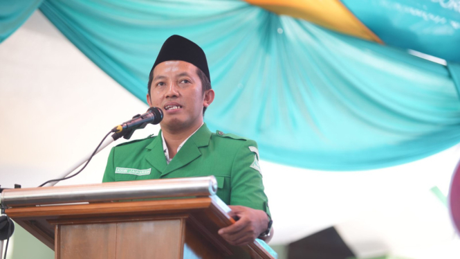 Ketua Umum GP Ansor, Addin Jauharudin.