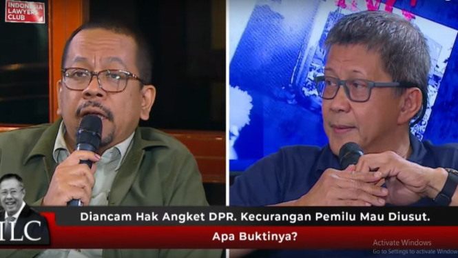 Debat M Qodari dengan Rocky Gerung