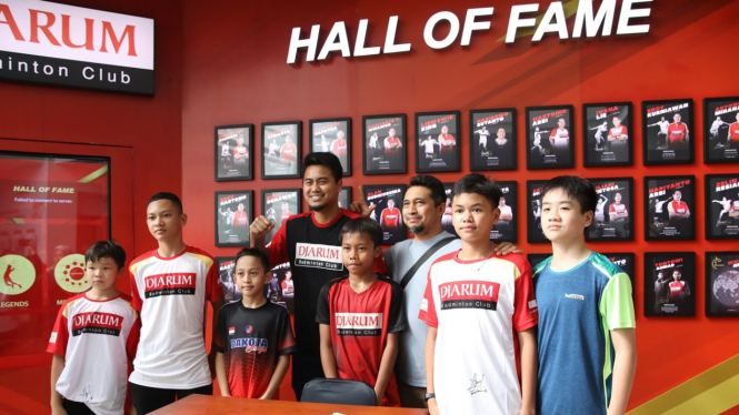 Tontowi Ahmad di Kejuaraan Klub Mitra PB Djarum