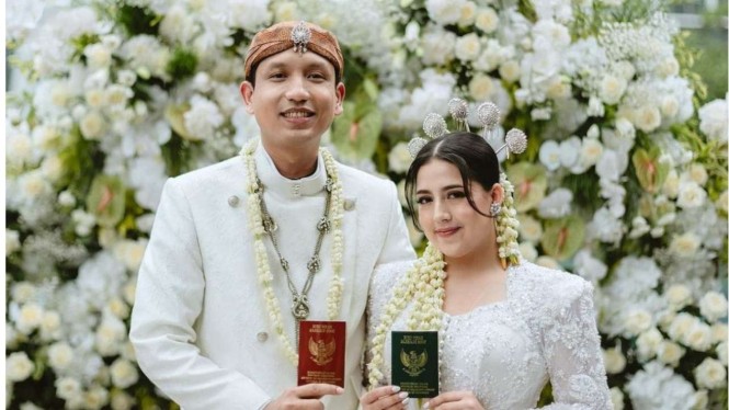 Resmi Menikah Nessie Judge dengan Andryan Gama
