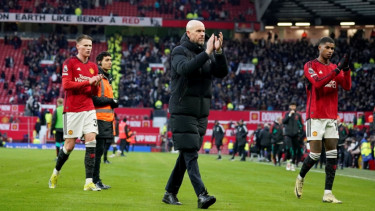 Manchester United usai kalah dari Fulham