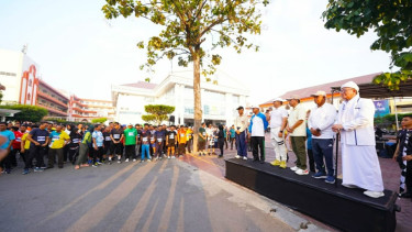 Ribuan peserta dan mahasiswa internasional meriahkan run and walk Milad UMSU