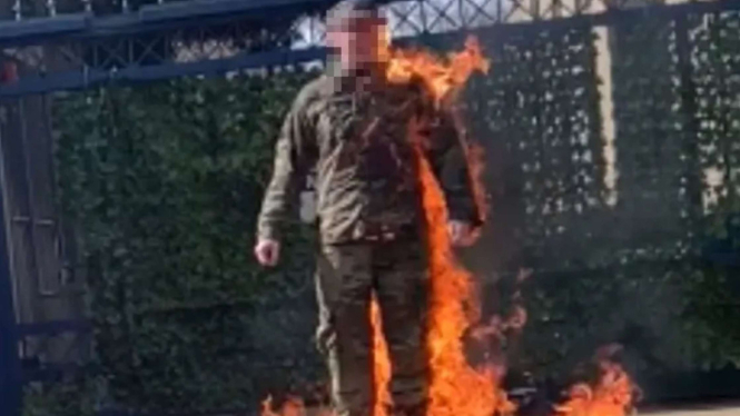 Aksi Protes Ekstrim! Pria AS Bakar Diri di Depan Kedubes Israel
