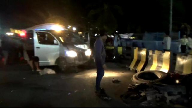 Kecelakaan beruntun di Pelabuhan Bakauheni
