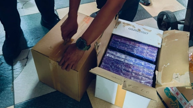 Bea Cukai gagalkan peredaran rokok ilegal
