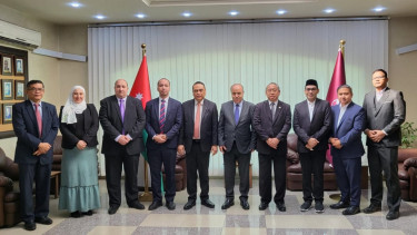 Ketua ASFA Foundation Syafruddin bertemu dengan Menteri Pendidikan Tinggi dan Riset Yordania Prof. Azmi Mahafidzoh dan Menteri Wakaf Yordania Syaikh Prof. Muhammad Ahmad Al-Kholaila