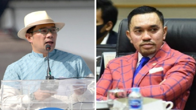 Ridwan Kamil Vs Ahmad Sahroni di Pilgub DKI Jakarta