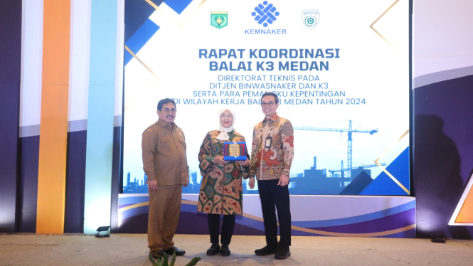 Kemnaker menyelenggarakan Rapat Koordinasi Balai K3 Medan