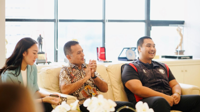 Pembina IMI Sumut, Musa Rajekshah dan Menpora RI Dito Ariotedjo,