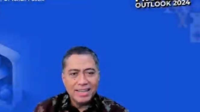 Direktur Consumer and Commercial Lending BTN, Hirwandi Gafar, dalam webinar 'Property Outlook 2024', Selasa, 27 Februari 2024.