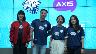 Kemitraan Evos dan Axis.